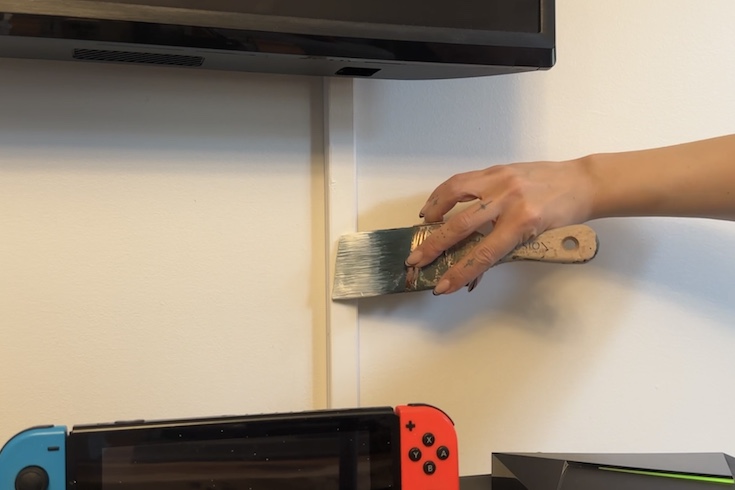 How to easily hide cords with paintable covers