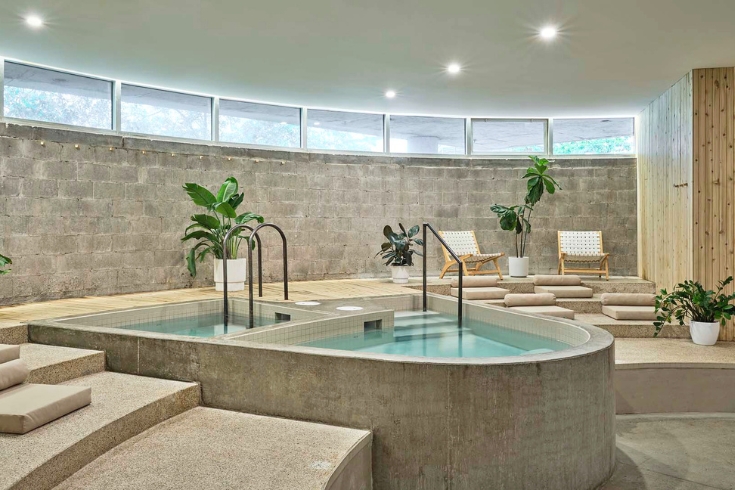 The interior of Nature Folk spa in Dartmouth, Nova Scotia