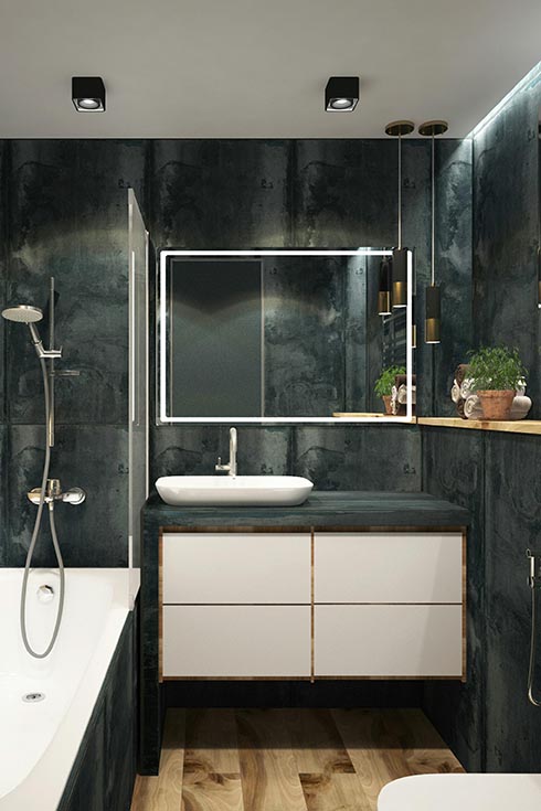 A beautiful modern bathroom