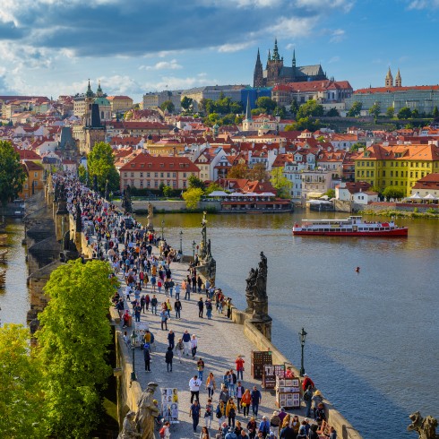 Prague on a summer day