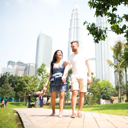 Couple in Kuala Lumpur, Malaysia