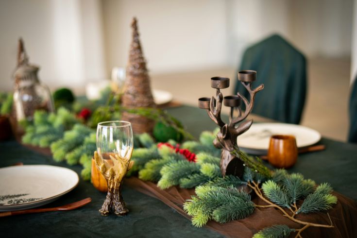 Christmas tablescape