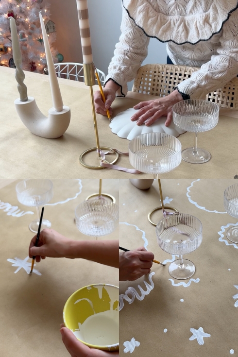 creating a handmade tablescape DIY