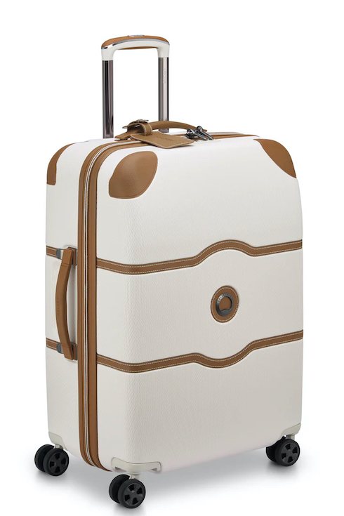 Delsey Paris Chatelet Air 2.0 Hardside Carry-On Spinner on a white background Home Network Best Carry-On Luggage
