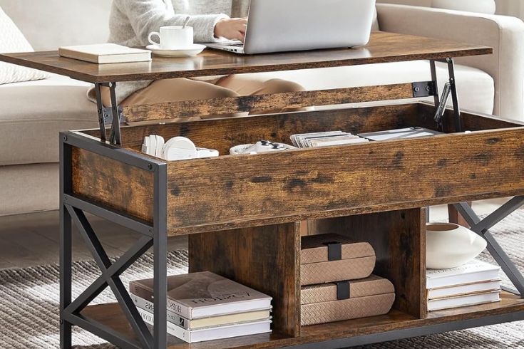 Lift top coffee table