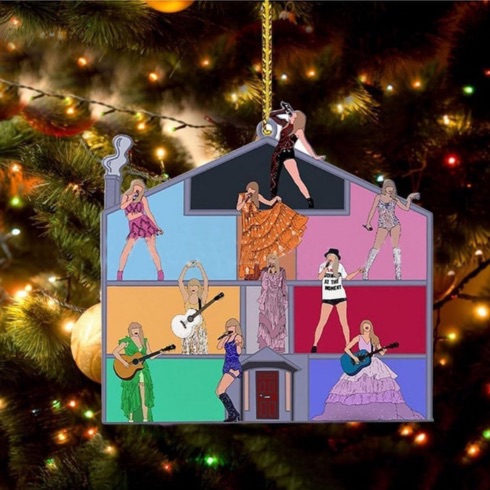 Taylor Swift Christmas tree ornament