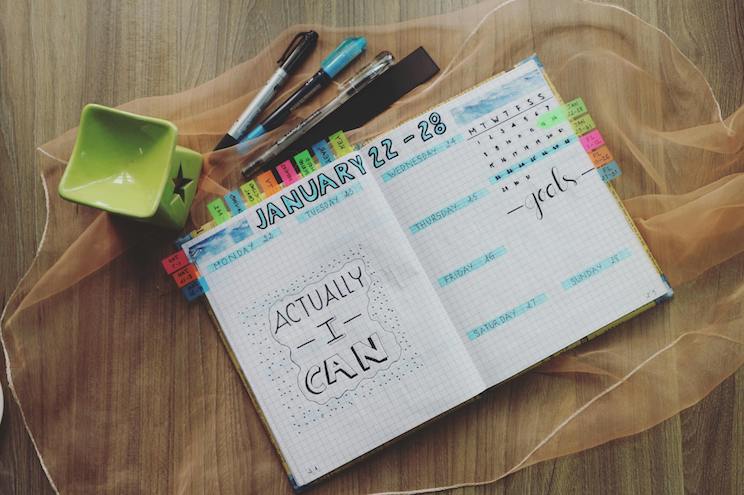 January bullet journal