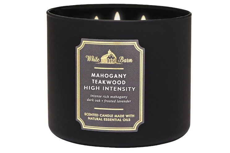 Mahogany Teakwood candle from Amazon