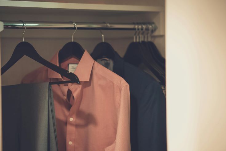 An unassuming closet, ready for a two-day home makeover