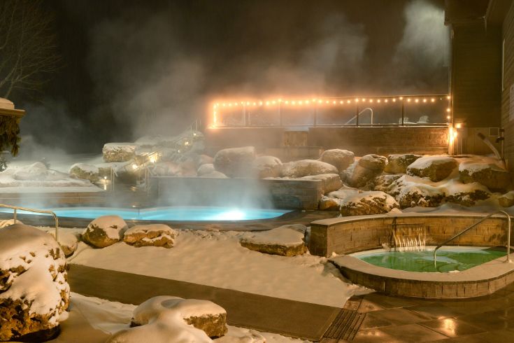 Millcroft Inn heated outdoor pool