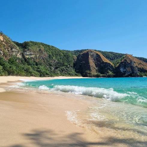 A stunning beach on Sumba island in Indonesia