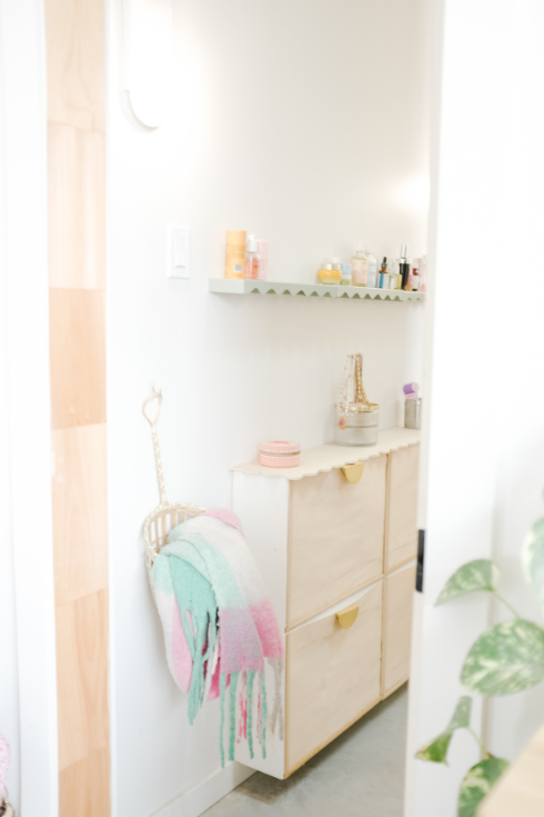 IKEA shoe organizer custom with wood