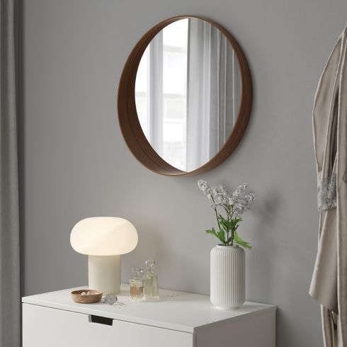 Mirror in foyer