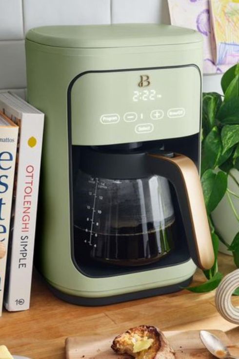 Pale green Beautiful brand coffee maker