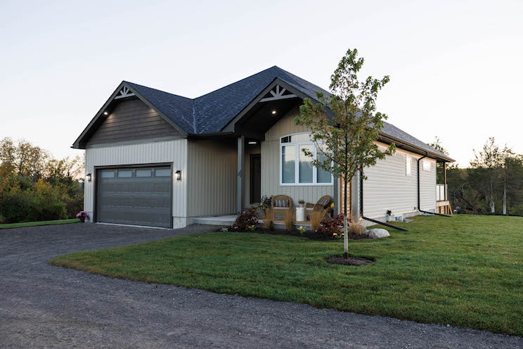 Vacation cabin exterior from Renovation Resort winners