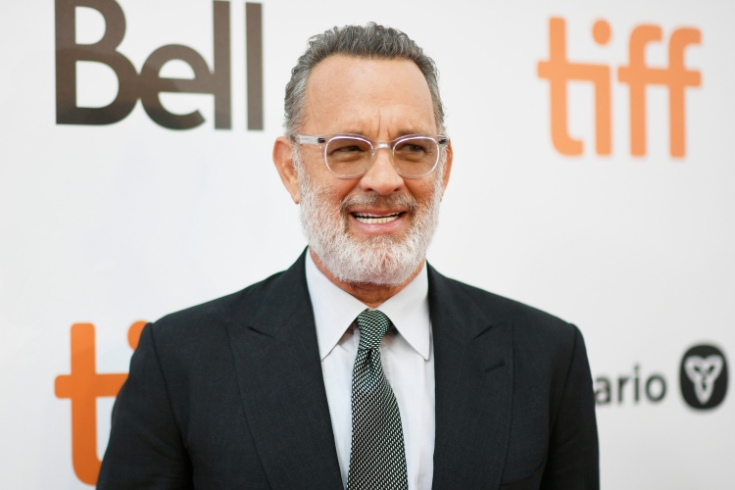 Tom Hanks attends the "A Beautiful Day In The Neighborhood" premiere during the 2019 Toronto International Film Festival at Roy Thomson Hall on September 07, 2019 